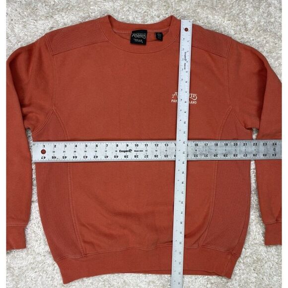 Atlantis Paradise Island Crewneck Sweatshirt Men Small Orange - Picture 5 of 5